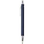 Set carnet A5 rigide avec stylo à encre bleue assorti couleur bleu marine vue latérale