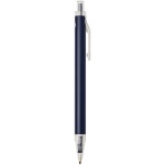 Set carnet A5 rigide avec stylo à encre bleue assorti couleur bleu marine deuxième vue latérale