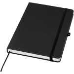 Carnet A5 rigide cuir synthétique avec pages lignées couleur noir