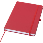 Carnet A5 rigide cuir synthétique avec pages lignées couleur rouge