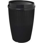 Gobelet réutilisable simple paroi plastique recyclé 350 ml couleur noir