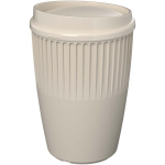 Gobelet réutilisable simple paroi plastique recyclé 350 ml couleur sable