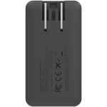 Chargeur de voyage rapide USB-C et USB-A 65 W Xtorm couleur noir deuxième vue arrière