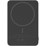 Batterie externe ultrafine sans fil 5 000 mAh Xtorm couleur noir deuxième vue arrière