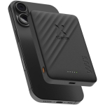 Batterie externe ultrafine sans fil 5 000 mAh Xtorm couleur noir cinquième vue