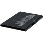 Porte-cartes magnétique RFID en matériaux recyclés couleur noir vue impression avec logo 2