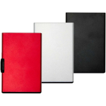 Porte-cartes magnétique RFID en matériaux recyclés couleur noir deuxième vue en couleurs