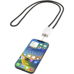 Câble de charge 5-en-1 avec cordon et charge rapide 65 W couleur blanc troisième vue