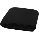 Couverture à manches en tissu doux pour entreprise 135 x 180 cm couleur noir