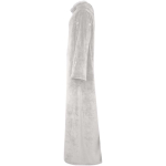 Couverture à manches en tissu doux pour entreprise 135 x 180 cm couleur gris vue latérale