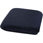 Couverture à manches en tissu doux pour entreprise 135 x 180 cm couleur bleu marine