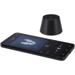 Enceinte magnétique compacte finition aluminium 3 W couleur noir troisième vue