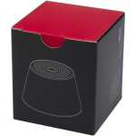 Enceinte magnétique compacte finition aluminium 3 W couleur argenté deuxième vue avec boîte