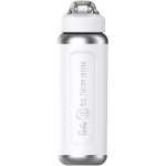 Gourde isotherme double paroi sous vide 710 ml Stanley couleur blanc vue impression avec logo 2