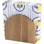 Porte-serviettes en bois d’acacia naturel pour la table couleur bois