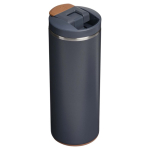 Gobelet isotherme double paroi fliptop 350 ml Stanley couleur bleu gris deuxième vue arrière