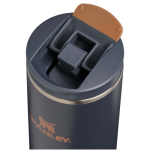 Gobelet isotherme double paroi fliptop 350 ml Stanley couleur bleu gris vue détail 1