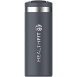 Gobelet isotherme double paroi fliptop 350 ml Stanley couleur bleu gris vue impression avec logo 2