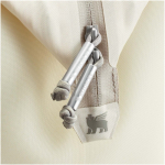 Mini sac isotherme zippé résistant pour 10 canettes Stanley couleur beige vue détail 2