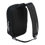 Sac bandoulière urbain 9 L avec poches et sangle rembourrée couleur noir deuxième vue arrière