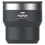 Mug isotherme empilable en inox double paroi 295 ml Stanley couleur noir vue impression avec logo 2