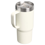 Mug isotherme double paroi couvercle anti-fuite 473 ml Stanley couleur beige deuxième vue arrière