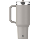 Gobelet isotherme à paille anti-fuite 1,18 L Stanley couleur gris troisième vue arrière