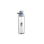 Gourde 900 ml avec bouchon rabattable anti-goutte Mepal couleur bleu vue avec impression sérigraphique