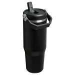 Gobelet isotherme à paille rabattable anti-fuite 890 ml Stanley couleur noir deuxième vue arrière