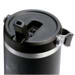 Gobelet isotherme à paille rabattable anti-fuite 890 ml Stanley couleur noir vue détail 1