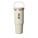 Gobelet isotherme à paille rabattable anti-fuite 890 ml Stanley avec zone d'impression