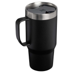 Mug isotherme inox 710 ml couvercle anti-éclaboussures Stanley couleur noir deuxième vue arrière