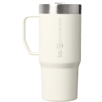 Mug isotherme inox 710 ml couvercle anti-éclaboussures Stanley couleur beige vue impression avec logo 2