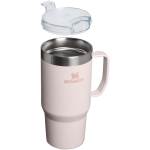 Mug isotherme inox 710 ml couvercle anti-éclaboussures Stanley couleur rose clair deuxième vue