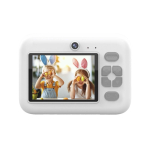 Appareil photo instantané enfant avec impression Prixton 1 300 mAh couleur blanc deuxième vue arrière