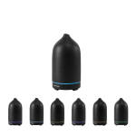 Humidificateur LED 7 couleurs avec minuterie Prixton couleur noir deuxième vue