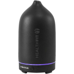 Humidificateur LED 7 couleurs avec minuterie Prixton couleur noir vue impression avec logo 2