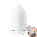 Humidificateur LED 7 couleurs avec minuterie Prixton couleur blanc deuxième vue