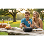 Enceinte sans fil avec micro et charge USB-C Prixton 30 W couleur noir image nature morte