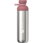 Gourde 900 ml double ouverture avec bouchon anti-fuite Mepal couleur rose vue impression avec logo 2