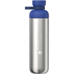 Gourde 900 ml double ouverture avec bouchon anti-fuite Mepal couleur bleu pastel vue impression avec logo 2
