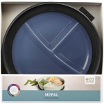 Boîte repas hermétique avec 3 compartiments 1 L Mepal couleur noir deuxième vue avec boîte