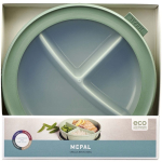Boîte repas hermétique avec 3 compartiments 1 L Mepal couleur vert pomme deuxième vue avec boîte
