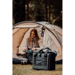 Glacière portable à fermeture enroulable et isolante Nordic Drift 22 L couleur noir vue d'ambiance 2