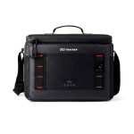 Grande glacière avec doublure anti-fuites Nordic Drift Storm 20 L couleur noir vue avec logo