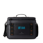 Grande glacière avec doublure anti-fuites Nordic Drift Storm 20 L couleur noir avec zone d'impression