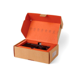 Radio d’urgence avec batterie externe Nordic Drift Titan 4 000 mAh couleur noir vue avec boîte