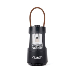 Lampe camping avec enceinte et charge USB-C Nordic Drift Everest 10 W couleur noir vue avec logo
