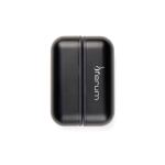 Chauffe-mains magnétique avec powerbank Nordic Drift Everest 6 000 mAh couleur noir vue avec logo