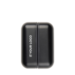 Chauffe-mains magnétique avec powerbank Nordic Drift Everest 6 000 mAh couleur noir avec zone d'impression
